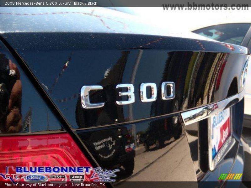 Black / Black 2008 Mercedes-Benz C 300 Luxury