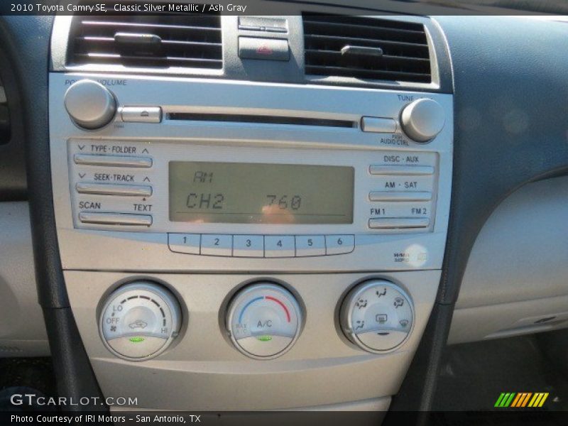 Classic Silver Metallic / Ash Gray 2010 Toyota Camry SE