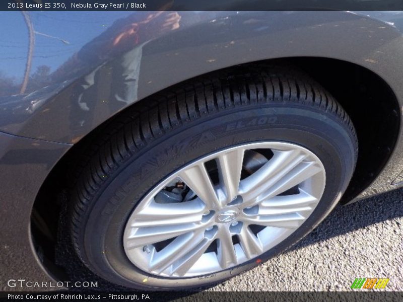 Nebula Gray Pearl / Black 2013 Lexus ES 350