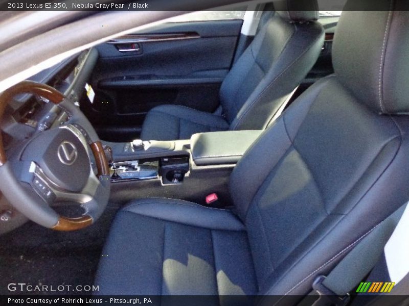 Nebula Gray Pearl / Black 2013 Lexus ES 350