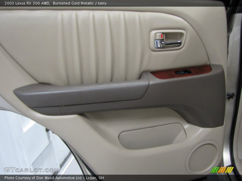 Burnished Gold Metallic / Ivory 2003 Lexus RX 300 AWD