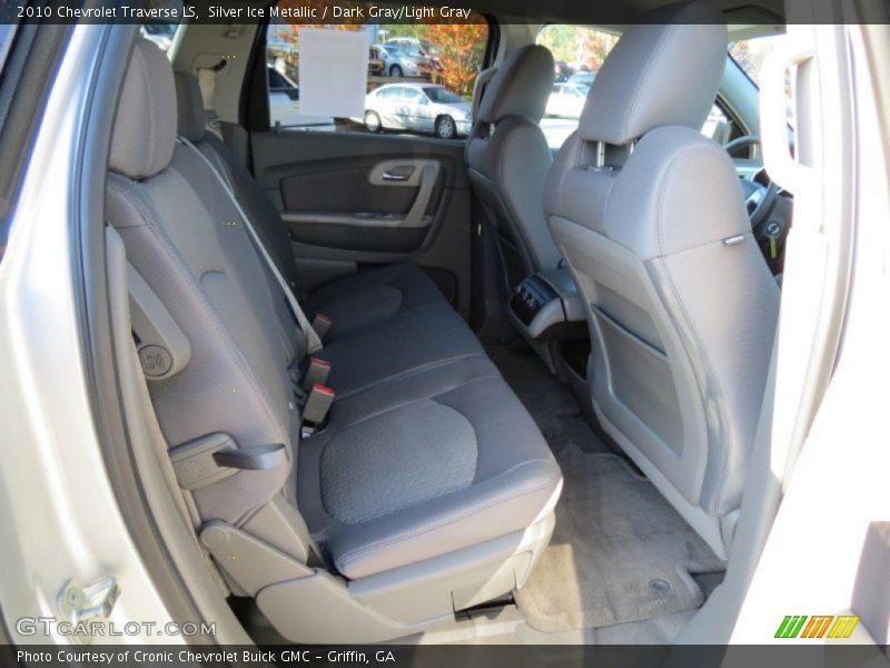 Silver Ice Metallic / Dark Gray/Light Gray 2010 Chevrolet Traverse LS