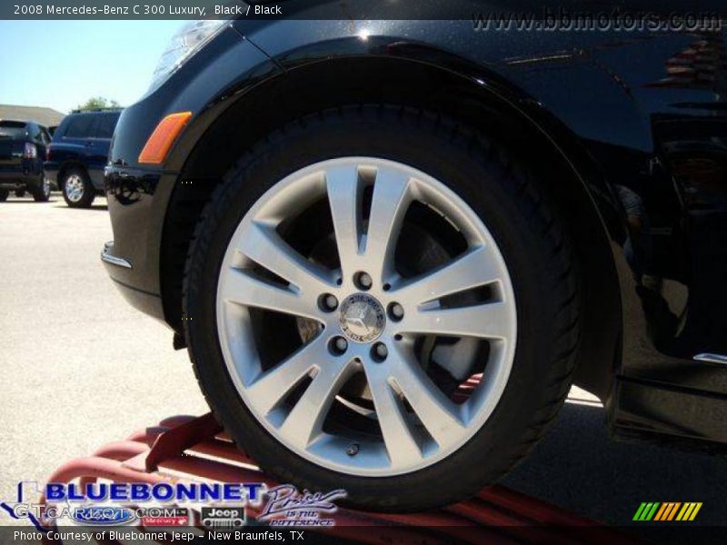 Black / Black 2008 Mercedes-Benz C 300 Luxury