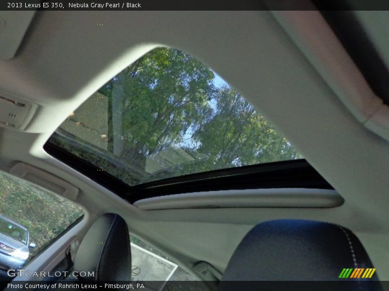 Nebula Gray Pearl / Black 2013 Lexus ES 350