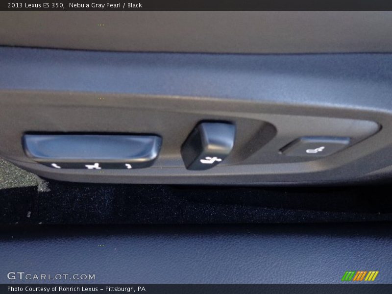 Nebula Gray Pearl / Black 2013 Lexus ES 350