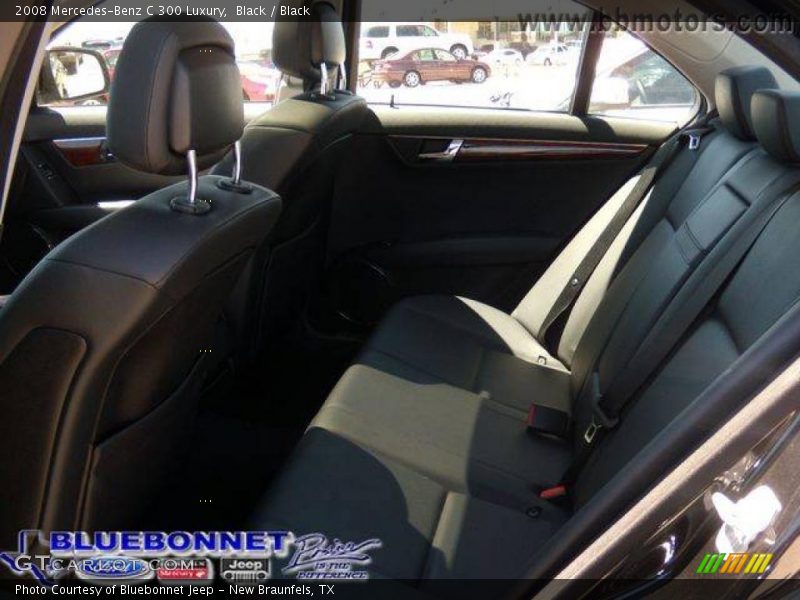 Black / Black 2008 Mercedes-Benz C 300 Luxury