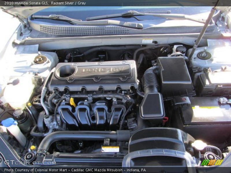 Radiant Silver / Gray 2010 Hyundai Sonata GLS