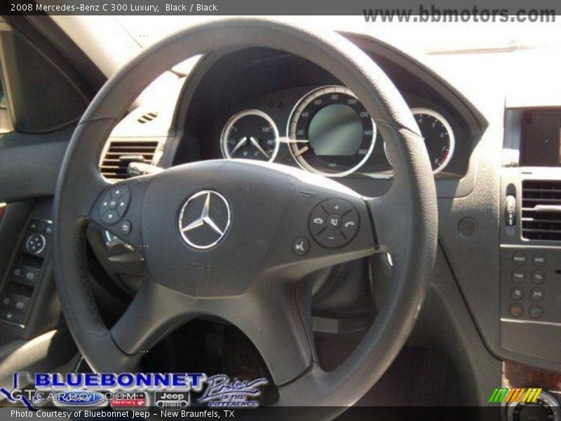 Black / Black 2008 Mercedes-Benz C 300 Luxury