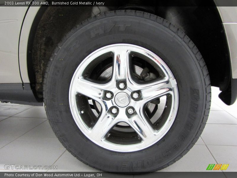 Burnished Gold Metallic / Ivory 2003 Lexus RX 300 AWD