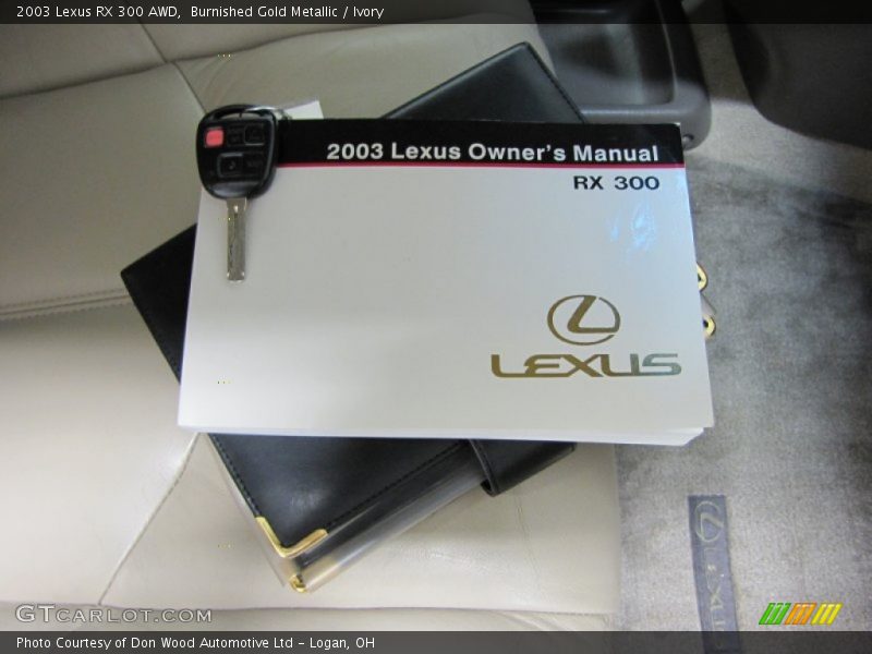 Burnished Gold Metallic / Ivory 2003 Lexus RX 300 AWD