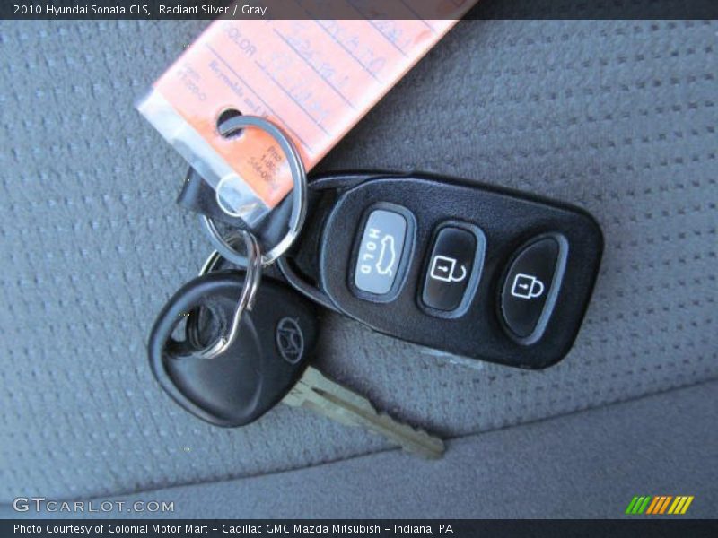 Radiant Silver / Gray 2010 Hyundai Sonata GLS