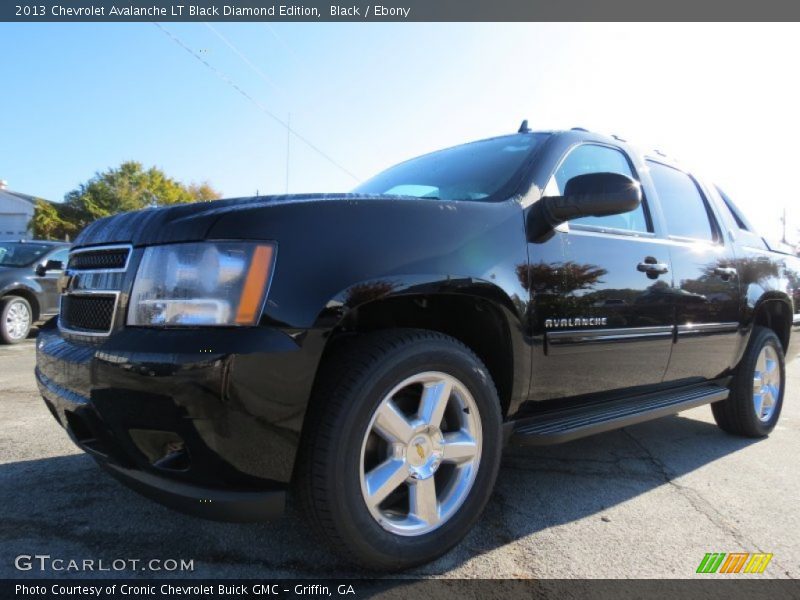 Black / Ebony 2013 Chevrolet Avalanche LT Black Diamond Edition
