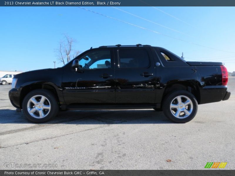 Black / Ebony 2013 Chevrolet Avalanche LT Black Diamond Edition