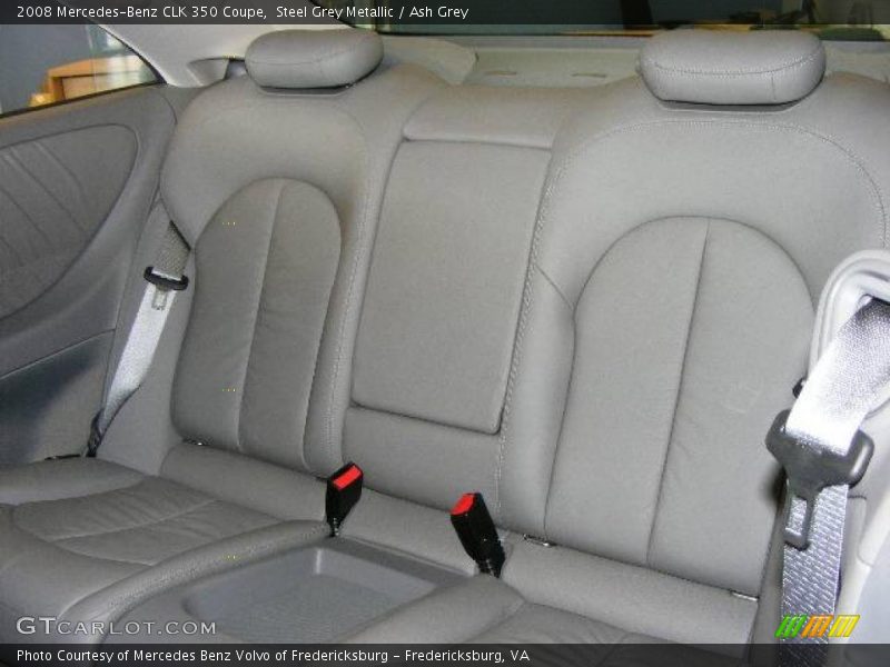 Steel Grey Metallic / Ash Grey 2008 Mercedes-Benz CLK 350 Coupe