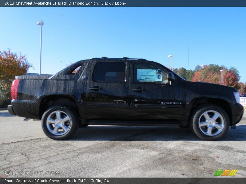 Black / Ebony 2013 Chevrolet Avalanche LT Black Diamond Edition