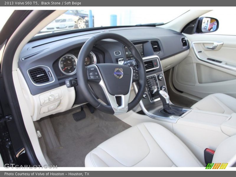Black Stone / Soft Beige 2013 Volvo S60 T5