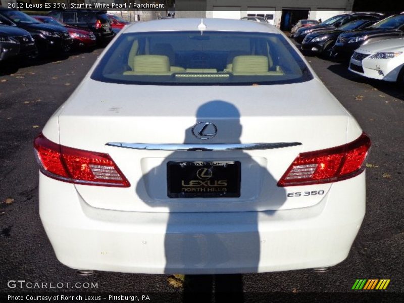 Starfire White Pearl / Parchment 2012 Lexus ES 350