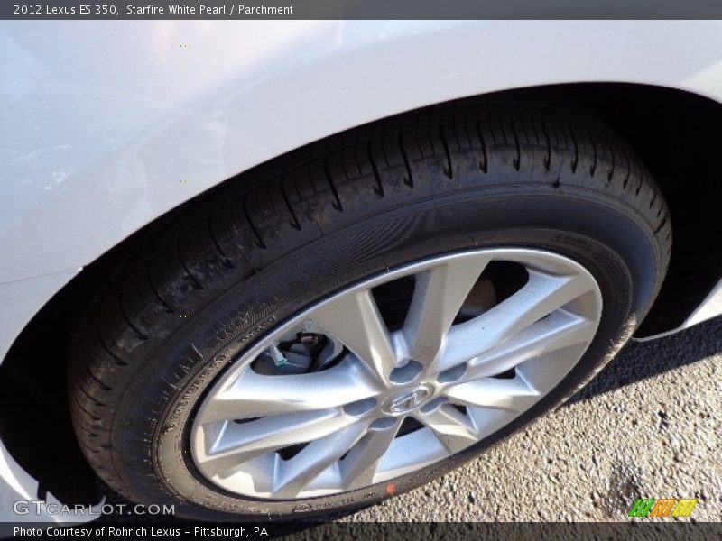 Starfire White Pearl / Parchment 2012 Lexus ES 350