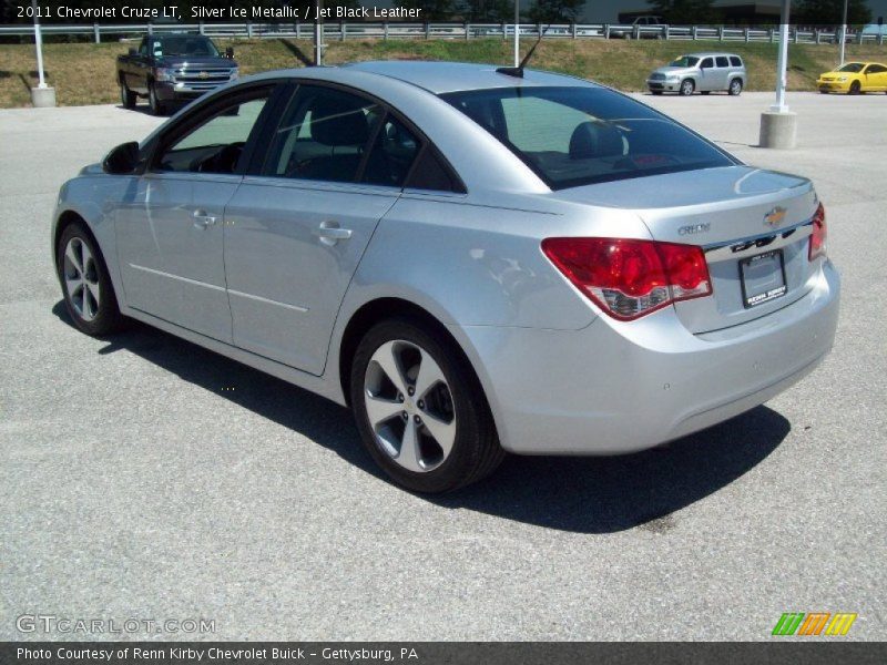 Silver Ice Metallic / Jet Black Leather 2011 Chevrolet Cruze LT