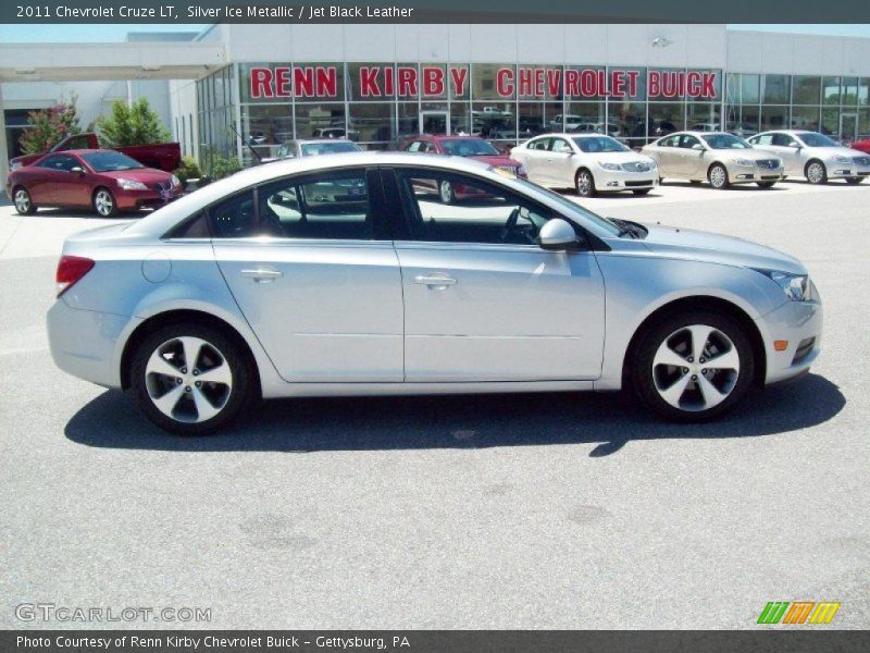 Silver Ice Metallic / Jet Black Leather 2011 Chevrolet Cruze LT