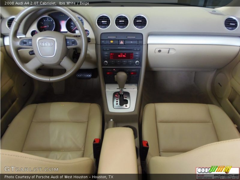 Ibis White / Beige 2008 Audi A4 2.0T Cabriolet