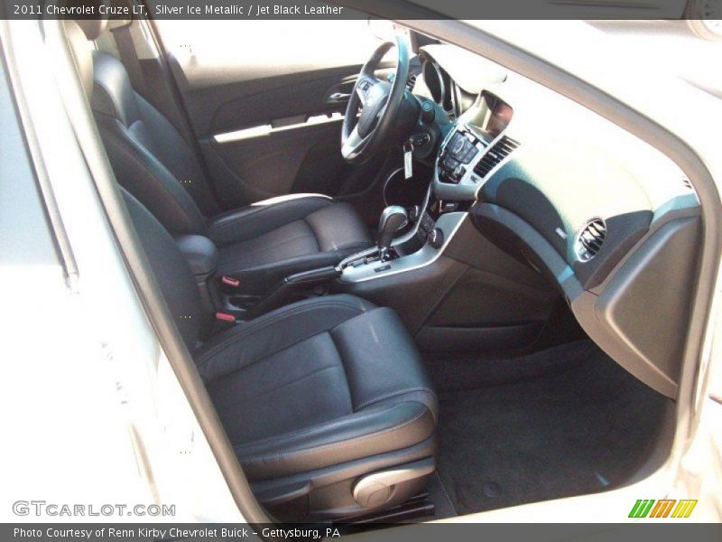 Silver Ice Metallic / Jet Black Leather 2011 Chevrolet Cruze LT