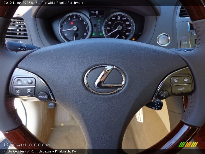 Starfire White Pearl / Parchment 2012 Lexus ES 350