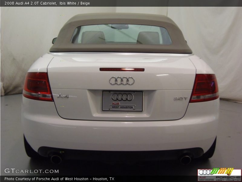 Ibis White / Beige 2008 Audi A4 2.0T Cabriolet