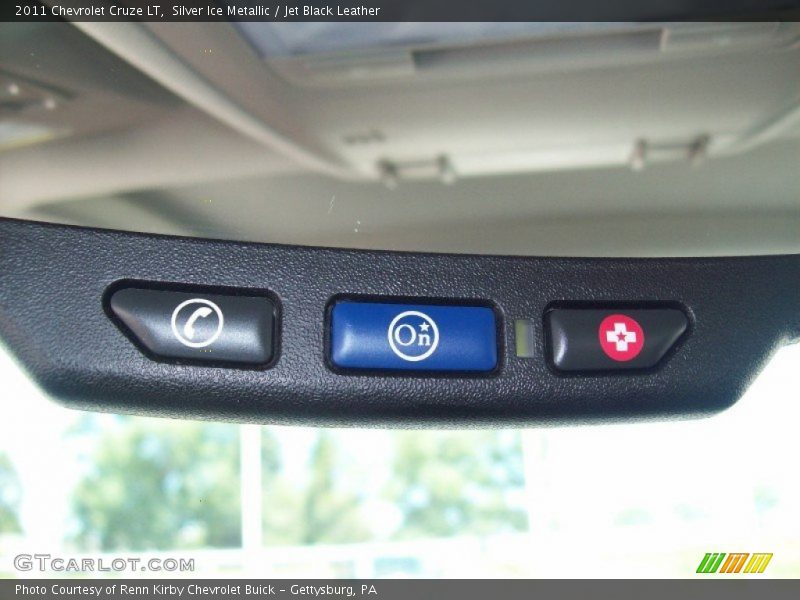 Silver Ice Metallic / Jet Black Leather 2011 Chevrolet Cruze LT