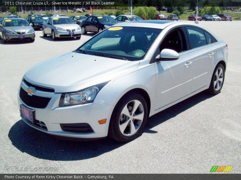 Silver Ice Metallic / Jet Black Leather 2011 Chevrolet Cruze LT