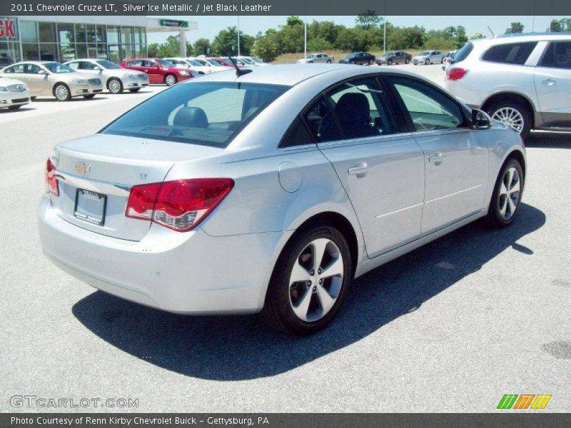 Silver Ice Metallic / Jet Black Leather 2011 Chevrolet Cruze LT