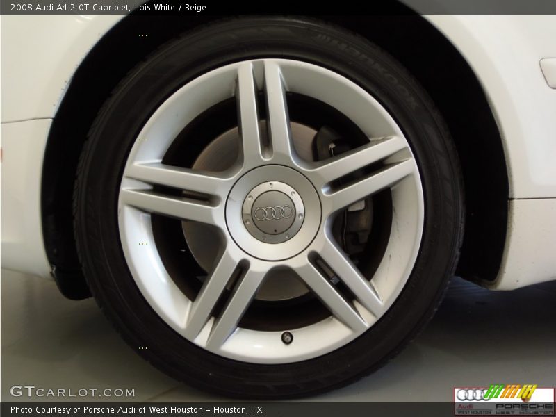 Ibis White / Beige 2008 Audi A4 2.0T Cabriolet