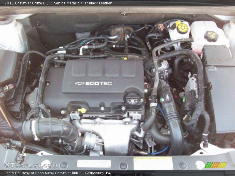 Silver Ice Metallic / Jet Black Leather 2011 Chevrolet Cruze LT