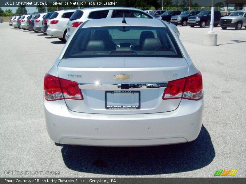 Silver Ice Metallic / Jet Black Leather 2011 Chevrolet Cruze LT