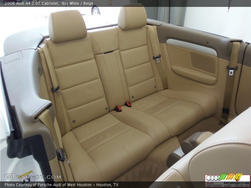Ibis White / Beige 2008 Audi A4 2.0T Cabriolet