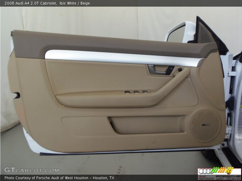 Ibis White / Beige 2008 Audi A4 2.0T Cabriolet