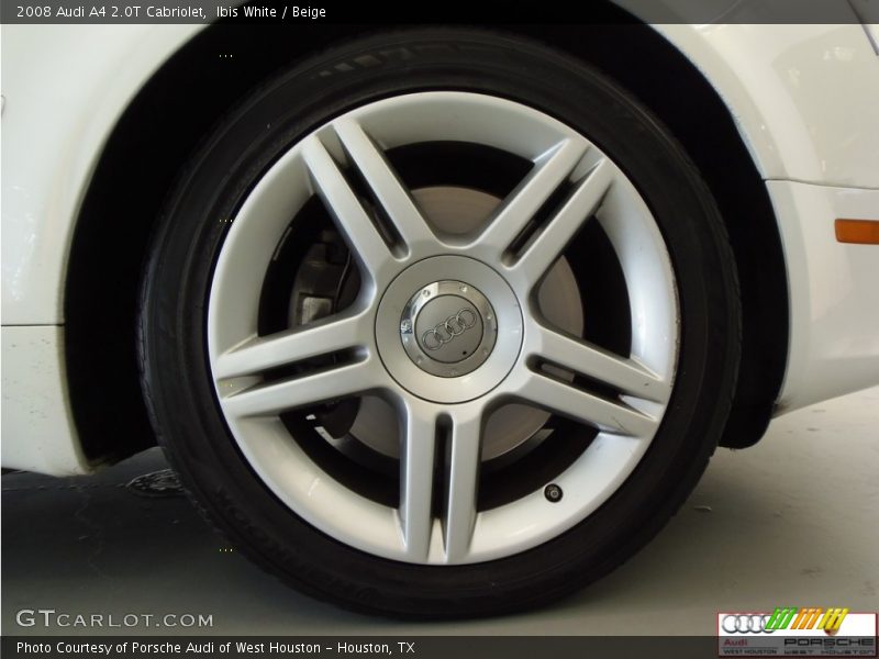 Ibis White / Beige 2008 Audi A4 2.0T Cabriolet
