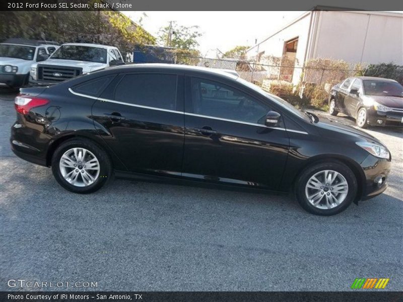Black / Stone 2012 Ford Focus SEL Sedan