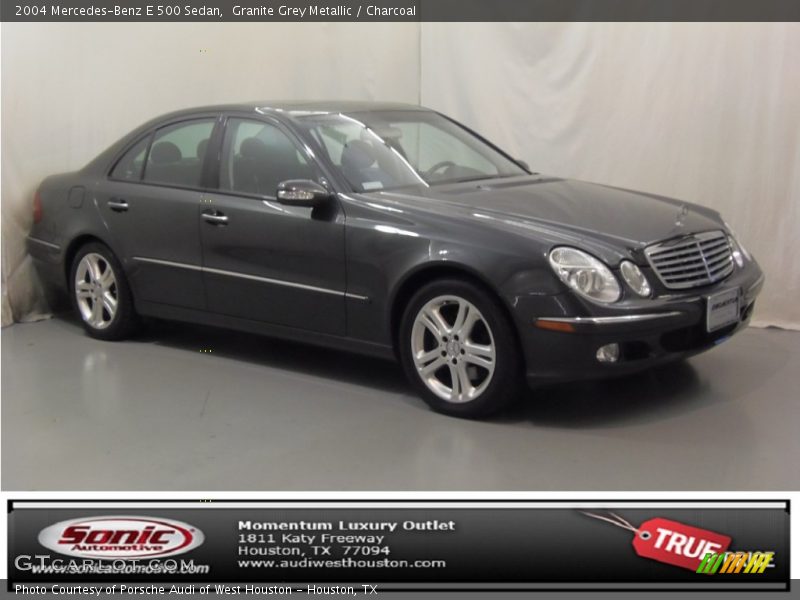 Granite Grey Metallic / Charcoal 2004 Mercedes-Benz E 500 Sedan