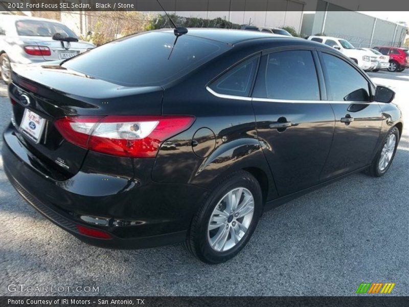 Black / Stone 2012 Ford Focus SEL Sedan