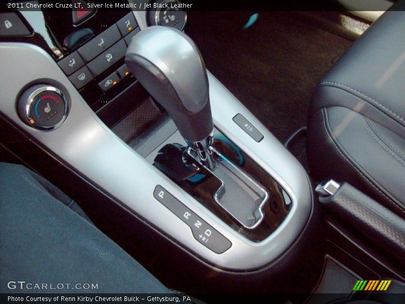 Silver Ice Metallic / Jet Black Leather 2011 Chevrolet Cruze LT