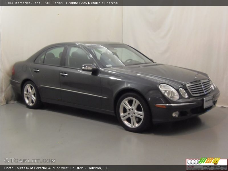 Granite Grey Metallic / Charcoal 2004 Mercedes-Benz E 500 Sedan