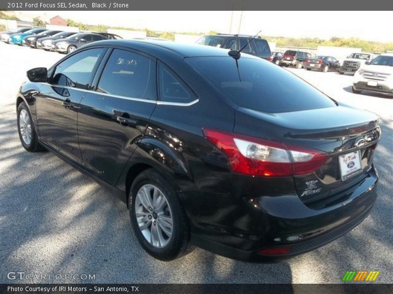 Black / Stone 2012 Ford Focus SEL Sedan