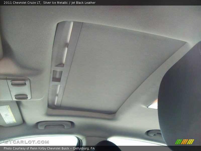 Silver Ice Metallic / Jet Black Leather 2011 Chevrolet Cruze LT