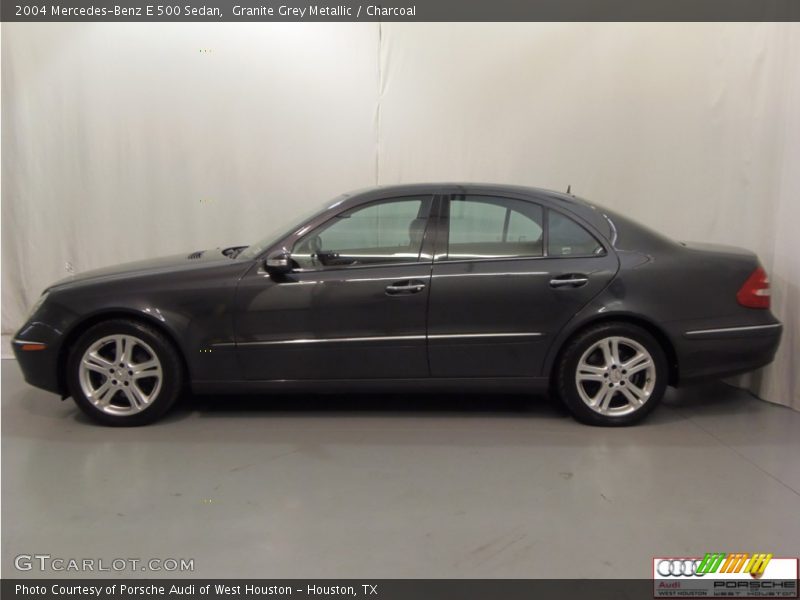 Granite Grey Metallic / Charcoal 2004 Mercedes-Benz E 500 Sedan