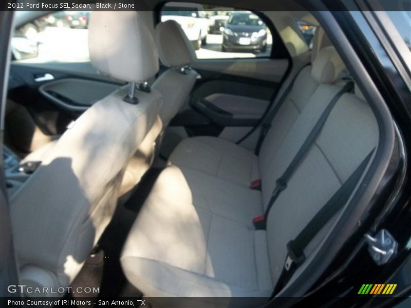 Black / Stone 2012 Ford Focus SEL Sedan