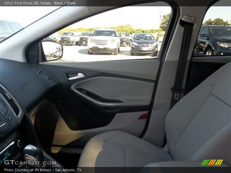 Black / Stone 2012 Ford Focus SEL Sedan