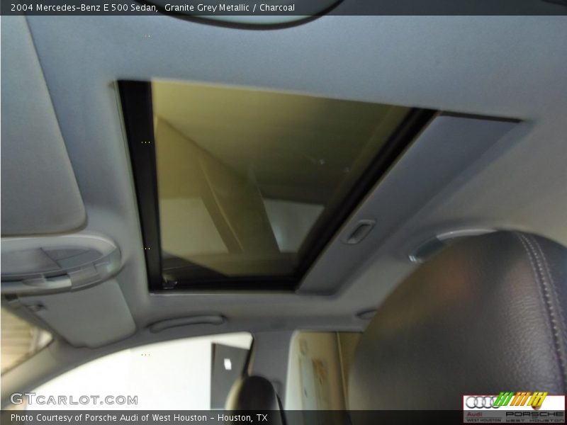 Granite Grey Metallic / Charcoal 2004 Mercedes-Benz E 500 Sedan