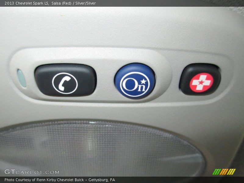 Salsa (Red) / Silver/Silver 2013 Chevrolet Spark LS