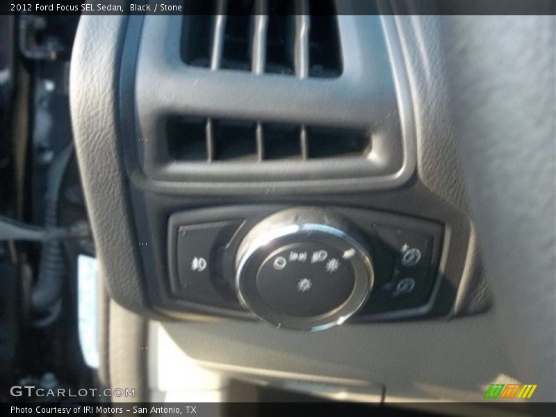 Black / Stone 2012 Ford Focus SEL Sedan